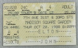 tags: Elton John, Ticket - Elton John on Oct 20, 1988 [218-small]