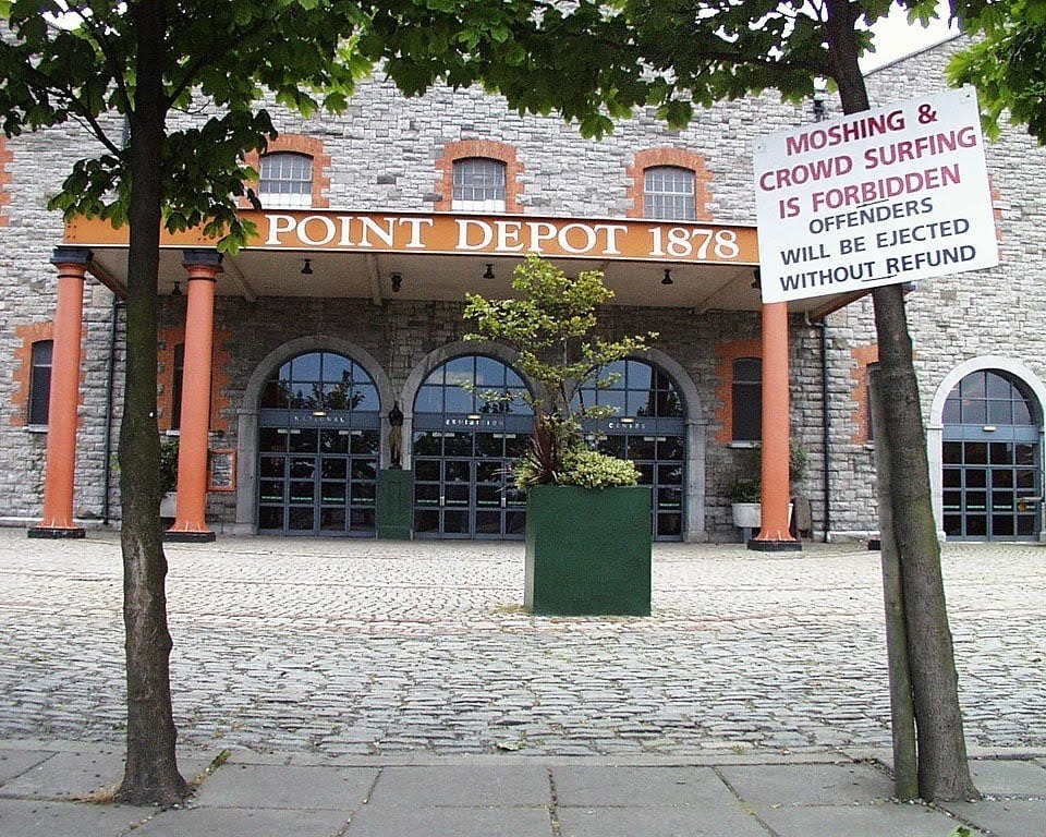 Concert History of Point Theatre Dublin, Leinster, Ireland