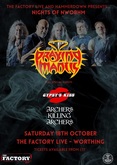 tags: Gig Poster - Praying Mantis / Gypsy's Kiss / Archers killing archers on Oct 18, 2025 [097-small]
