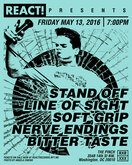 Stand Off / Line Of Sight / Soft Grip / Bitter Taste / Nerve Endings on May 13, 2016 [014-small]