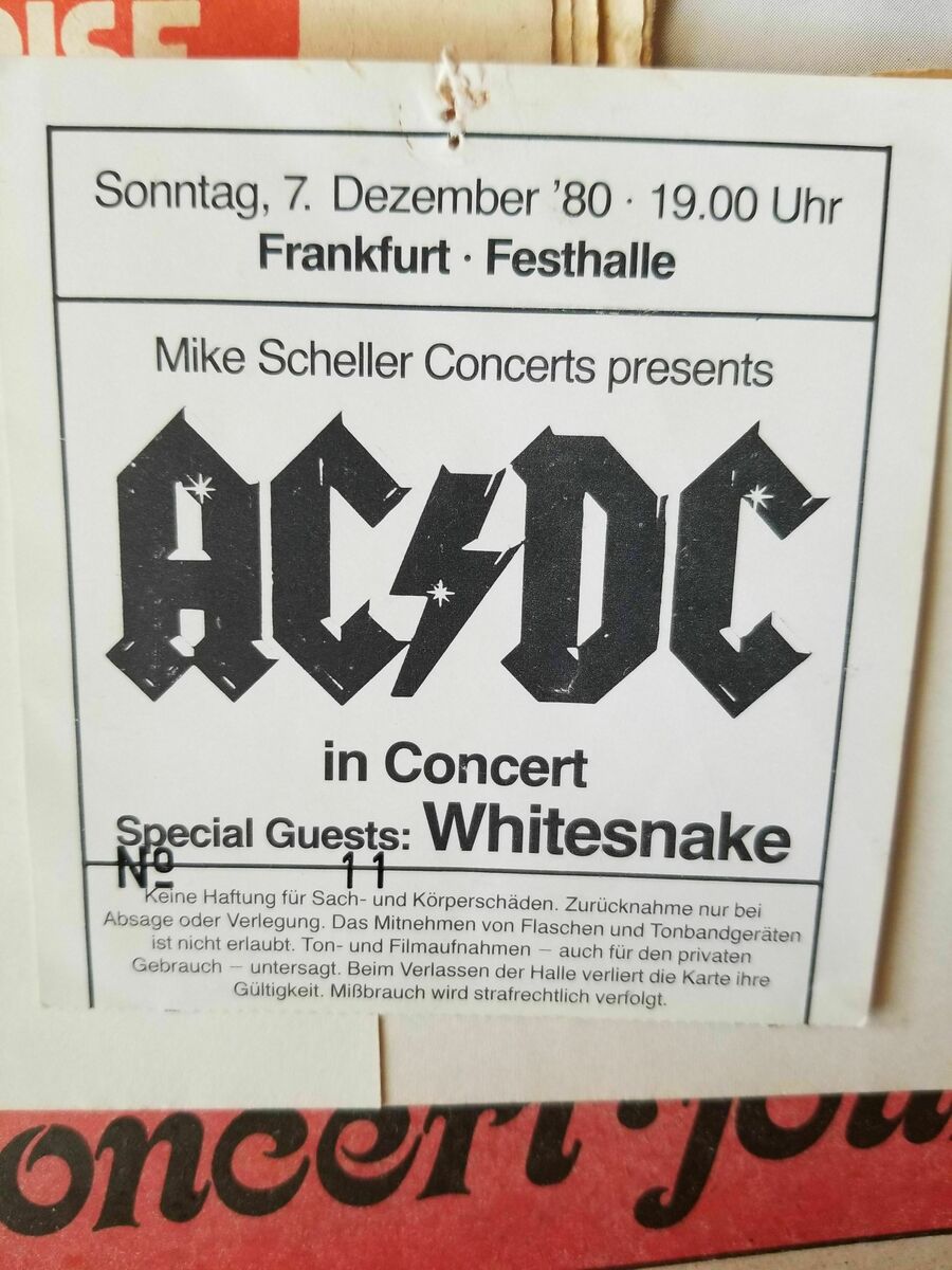 AC/DC's 1980 Concert & Tour History | Concert Archives