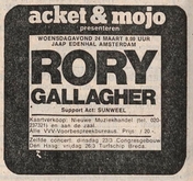 Rory Gallagher / Sunweel on Mar 24, 1976 [726-small]