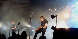 Nine Inch Nails ~ Justin Meldal-Johnsen, Trent Reznor, Robin Finck, tags: Nine Inch Nails, Los Angeles, California, United States, Hollywood Palladium - Nine Inch Nails / Qween Kong / Mew on Sep 2, 2009 [976-small]