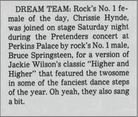 Pretenders / Bruce Springsteen on Sep 5, 1981 [201-small]
