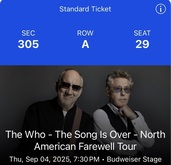 The Who / Tom Cochrane on Sep 4, 2025 [405-small]