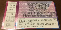 Type O Negative / Coal Chamber / Full Devil Jacket / Deadlights on Apr 4, 2000 [028-small]