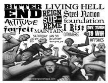 Bitter End / Living Hell / Reign Supreme / Steel Nation / Foundation / attitude / I Rise / Forfeit / Maintain / My Turn To Win / Outnumbered / Offsides on Jan 5, 2008 [192-small]