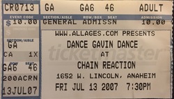 A Skylit Drive / Dance Gavin Dance / Kenotia / Blinded Black / Pierce the Veil on Jul 13, 2007 [583-small]