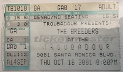 The Breeders on Oct 18, 2001 [607-small]