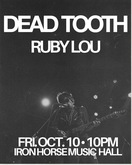 Dead Tooth / Ruby Lou on Oct 10, 2025 [779-small]
