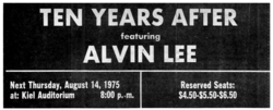 Ten Years After / Sassafras on Aug 14, 1975 [996-small]