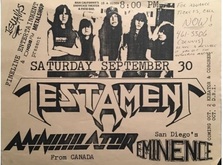 Testament / Annhilator / Eminence on Sep 30, 1989 [421-small]