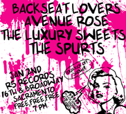 The Backseat Lovers / Avenue Rose / Luxury Sweets / Spurts on Jan 2, 2009 [433-small]