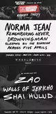 Zao / Walls of Jericho / Shai Hulud on Sep 23, 2021 [594-small]