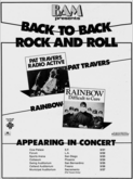 Rainbow / Pat Travers / 4 0ut of 5 Doctors on Mar 22, 1981 [813-small]