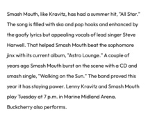 Lenny Kravitz / Smash Mouth / Buckcherry on Sep 14, 1999 [487-small]