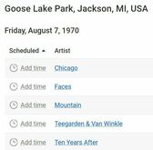 Jethro Tull / Mountain / Flying Burrito Brothers / litter / 3rd Power / Brownsville Station on Aug 8, 1970 [896-small]