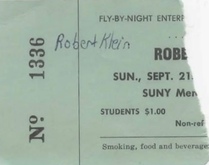 tags: Robert Klein, Ticket - Robert Klein on Sep 21, 1975 [942-small]