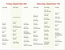 tags: La Chamba, Meernaa, Chris Staples, Sunny War, Not My Sister, The Jacob Jolliff Band, Hannah Epperson, altopalo, Jarv, Deeper, Dehd, Tanbark, Habibi, Fever Dolls, Carinae, Renata Zeiguer, Rituals of Mine, Anemone, 99 Neighbors, J Bengoy, Westport, New York, United States, Advertisement, Otis Mountain - Otis Mountain Get Down 2019 on Sep 6, 2019 [114-small]