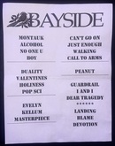 Bayside setlist, tags: Setlist - Bayside / The Sleeping on Sep 16, 2025 [813-small]