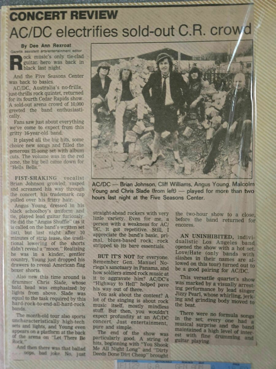 AC/DC Concert & Tour History (Updated for 2025) | Concert Archives