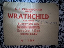 Wrathchild Uk / The Union / Life After on Jul 6, 1985 [154-small]