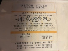 The Mission / Power of Dreams on Dec 9, 1990 [176-small]