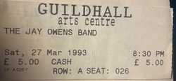 The Jay Owens Band on Mar 27, 1993 [400-small]