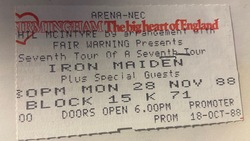Iron Maiden / Killer Dwarfs on Nov 28, 1988 [422-small]