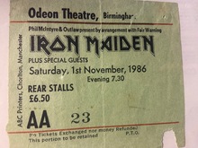 Iron Maiden on Nov 1, 1986 [424-small]