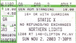 Static-X / Soil / Skrape / Twisted Method on Nov 2, 2003 [584-small]