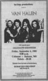 Van Halen on Sep 4, 1981 [695-small]