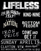 Lifeless NLFTW / suburban scum / Iron Price / King Nine / Bottom Feeder / come and get it on Apr 19, 2015 [012-small]