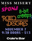 Miss Misery / Sponj / 8-bit crEEps / Rocco Desgres on Nov 7, 2025 [887-small]