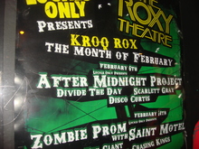 tags: After Midnight Project, Divide the Day, Scarlet Grey, Disco Curtis, Los Angeles, California, United States, Gig Poster, The Roxy Theatre - After Midnight Project / Divide the Day / Scarlet Grey / Disco Curtis on Feb 6, 2010 [400-small]