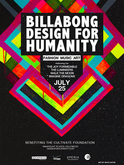 Billabong Design for Humanity @ Paramount Studio Backlot 7.25.12, tags: The Joy Formidable, Imagine Dragons, Walk the Moon, The Lumineers, Los Angeles, California, United States, Advertisement, Gig Poster, Paramount Studios - The Joy Formidable / Imagine Dragons / Walk the Moon / The Lumineers on Jul 25, 2012 [549-small]