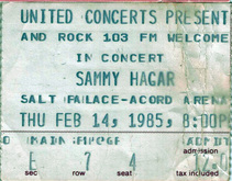 Sammy Hagar on Feb 14, 1985 [432-small]