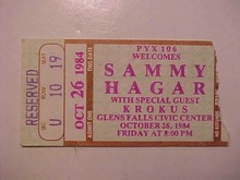 Sammy Hagar on Oct 26, 1984 [796-small]