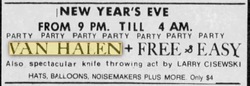 Van Halen / The Runaways / The Quick on Dec 31, 1977 [705-small]