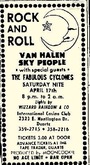 Van Halen / Sky People / The Fabulous Cyclones on Apr 17, 1976 [758-small]