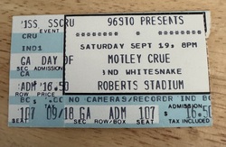 Motley crue  / Whitesnake  / White Lion on Sep 19, 1987 [837-small]