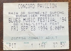 B.B. King / Little Feat on Sep 23, 1994 [879-small]
