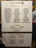 tags: The Book of Mormon (Cast), Gig Poster - The Book of Mormon (Cast) on Sep 28, 2025 [945-small]