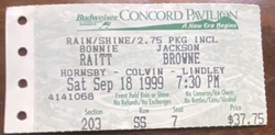 Jackson Browne / Bonnie Raitt / Bruce Hornsby / Shawin Colvin on Sep 18, 1999 [956-small]