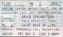 Bruce Springsteen on Nov 8, 1996 [810-small]