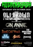 tags: The Breathing Method, Blue Nicotine, Black Lesion, Burnt Out Wreck, Gin Annie, Permacrisis, Oli Brown & The Dead Collective, Edinburgh, Scotland, United Kingdom, Gig Poster, La Belle Angele - Rockinburgh 2025 on Oct 4, 2025 [344-small]