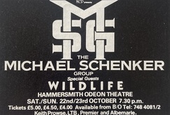 Michael Schenker Group / Wildlife on Oct 23, 1983 [570-small]