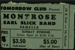 Montrose / Earl Slick Band / Vanessa on Apr 4, 1976 [238-small]