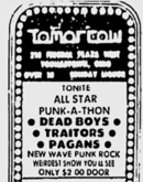 Dead Boys / Traitors / Pagans on Jan 8, 1978 [513-small]