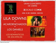 Acardenchados / Lila Downs / Los Daniels / Los Romanticos de Zacatecas on Mar 23, 2014 [707-small]